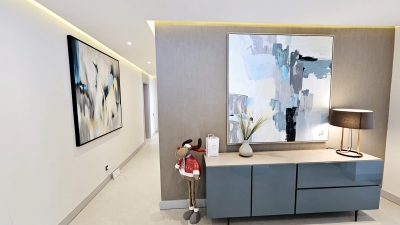 Bodrum Gümüşlükte Satılık Güvenlikli Denize Sıfır Sitede Manzaralı Daire