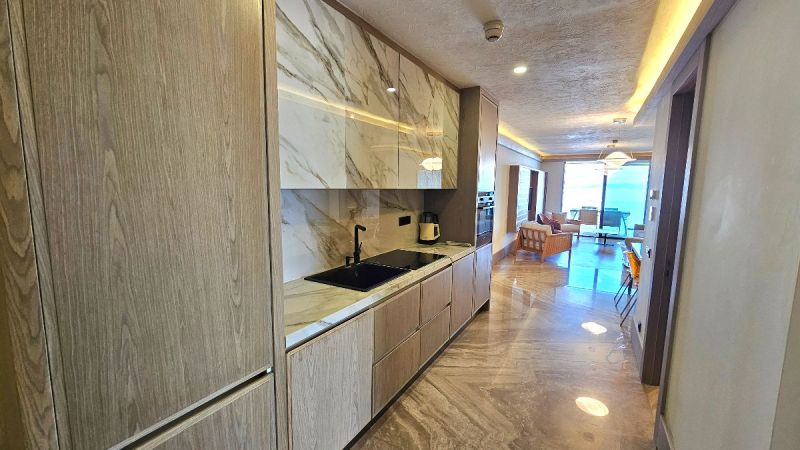 Bodrum Gündoğan'da Satılık Denize Sıfır Özel Plajlı Sitede 4+1 Daire
