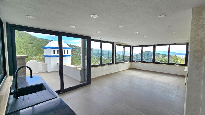 Bodrum Konacıkta Satılık 4+2 Müstakil Bahçeli Manzaralı Villa