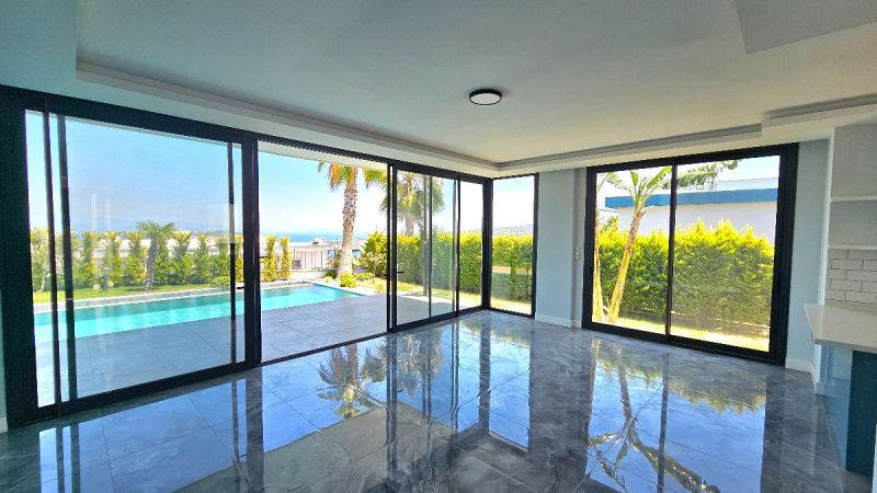 Bodrum Gündoğanda Satılık Tek Katlı Deniz Manzaralı Müstakil Villa