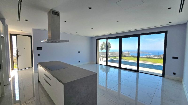Bodrum Gümüşlükte Satılık Deniz Manzaralı özel Havuzlu 4+1 Müstakil Villa