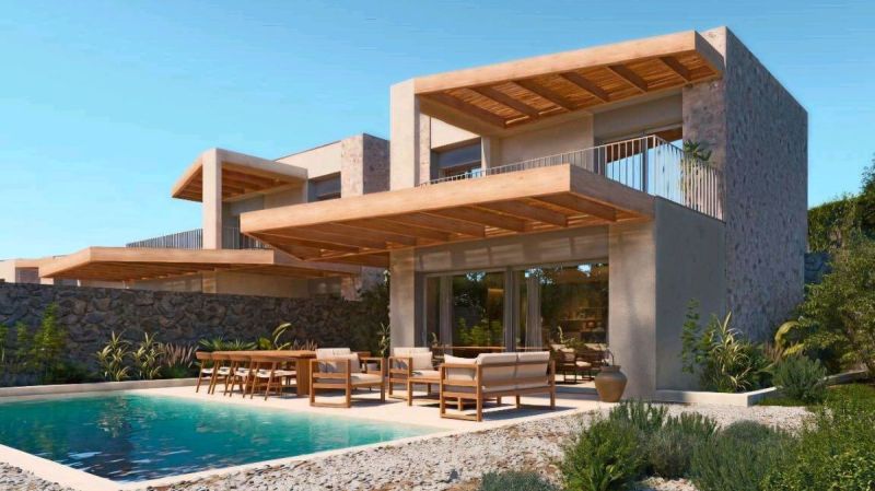 Bodrum Yalıkavakta Projeden Satılık Doğa Manzaralı Özel Havuzlu Bahçeli 3+1 Villalar