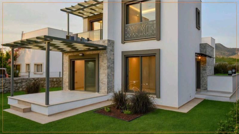 Bodrum Akyarlarda Satılık Bahçeli Müstakil 3+1 Sıfır Villa